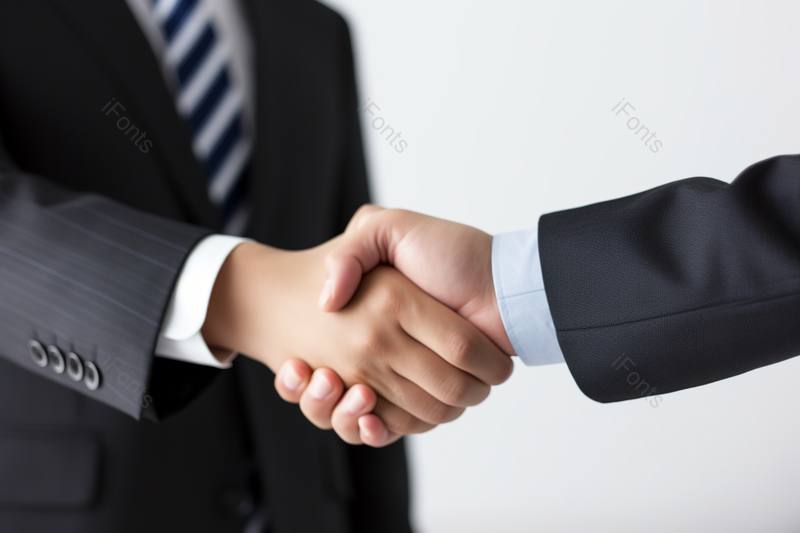 握手的商务人士摄影实拍白色背景,高清,摄影图,摄影图片,图片大全,摄影图免费下载